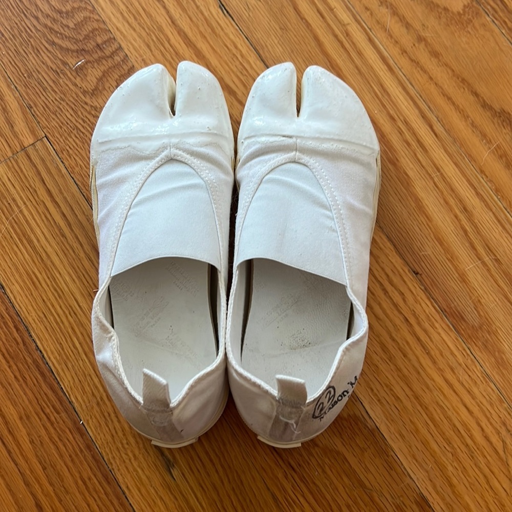 Madison Margiela white Tabi sneakers